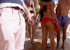 Big butt in a bikini